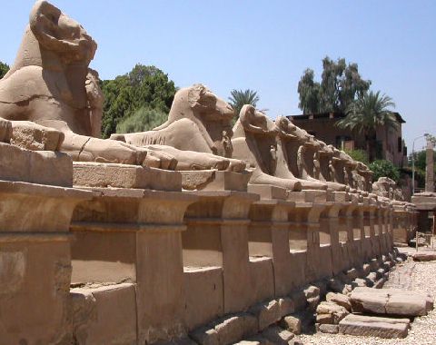 Alle des Sphinx de Karnak