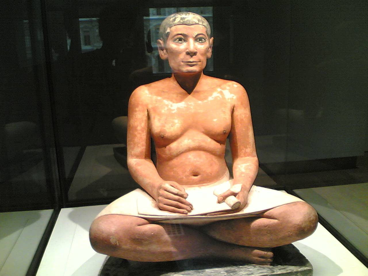 Le scribe accroupi, Muse du Louvre