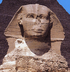 Le Sphinx, vu de face