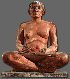 Le scribe accoupi, Musée du Louvre